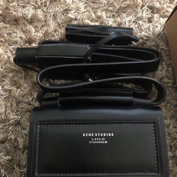 Acne Studios Laurie black fringe crossbody 🎉HP🎉 - Picture 4 of 8